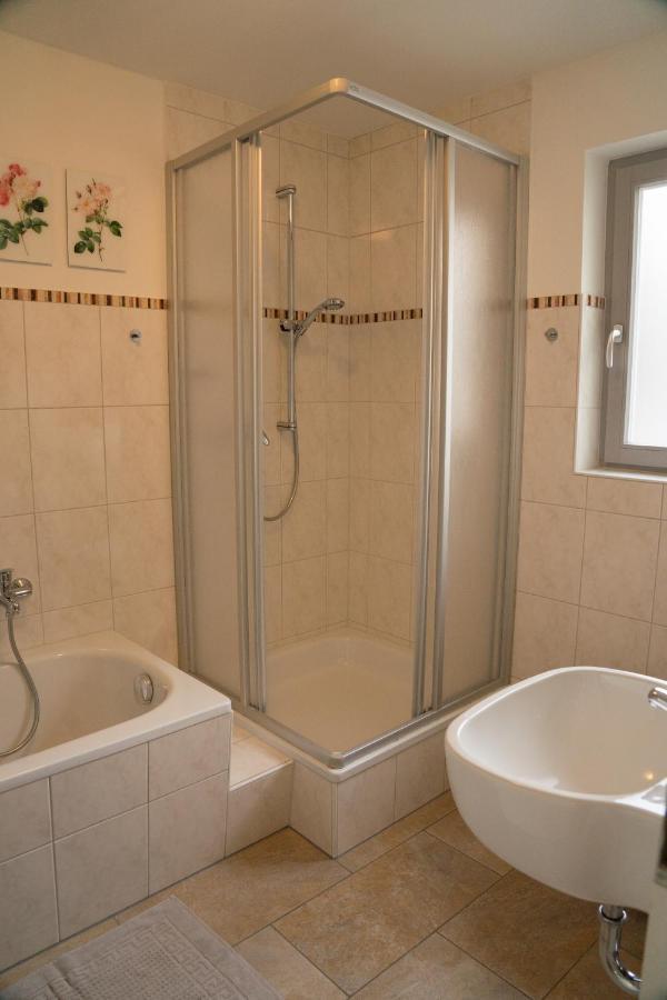 赛博尼茨Urlaubsfreude Biedermann Haus Blumenglueck - Rose公寓 外观 照片